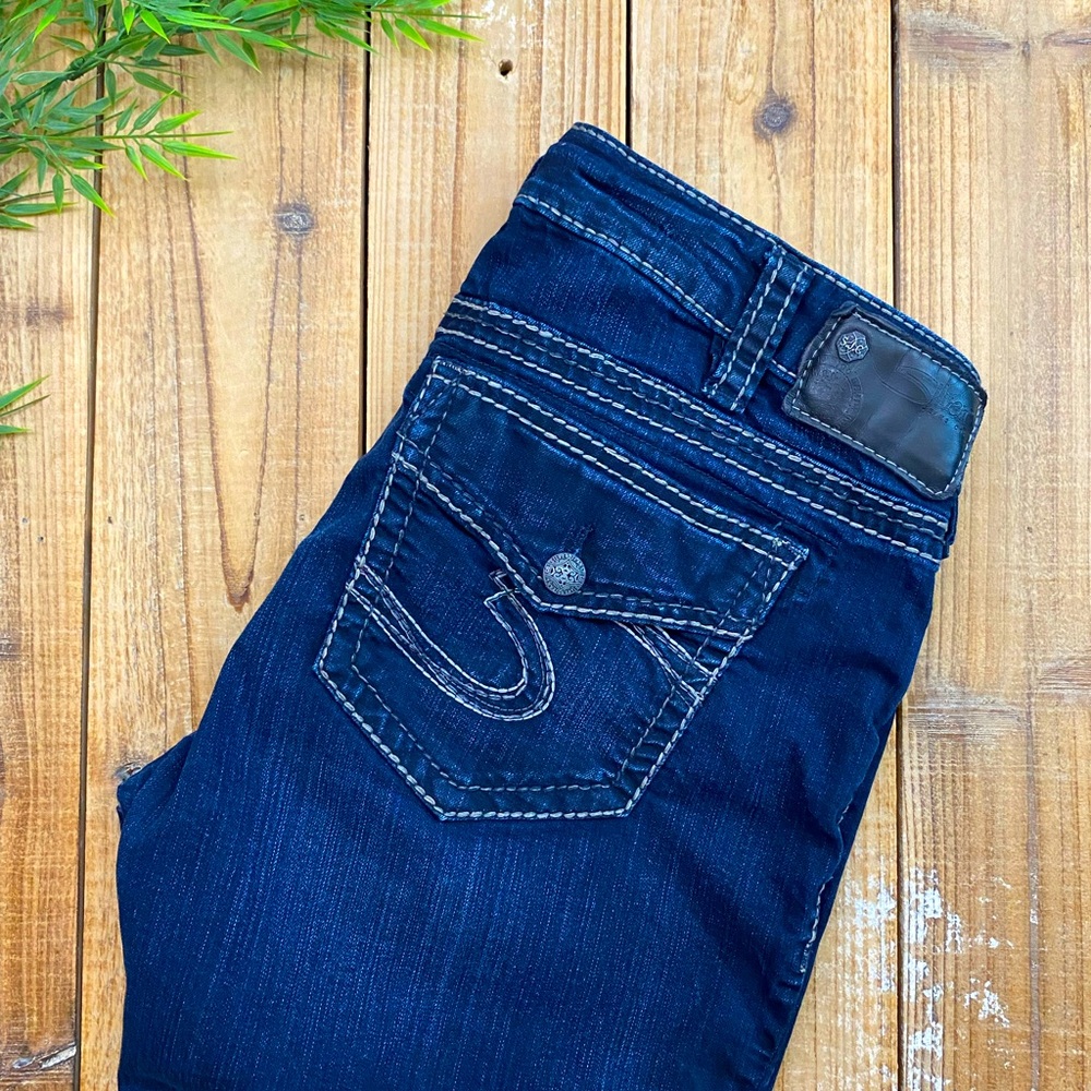 Silver Suki Mid Super Skinny Jeans